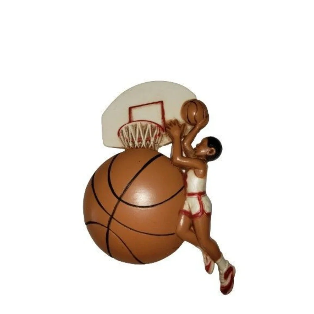 Athletic Homco Burwood Sports Plaques Boys Decor Baseball Basketball Football